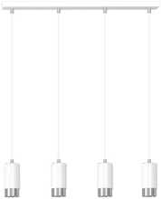 Rippvalgusti Emibig Fumiko 4, GU10, White Chrome
