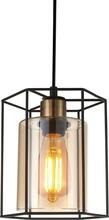 Rippvalgusti Italux Kalula PND-78901-1-BK+AMB
