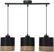 Rippvalgusti Candellux Porto, 3xE27, 60W, must/pruun