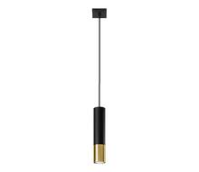 Rippvalgusti Sollux Loopez 1, 1xGU10, 40W, must/kuld