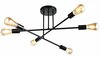 Rippvalgusti G.LUX GT-999-6 Easy, 6xE27, 64 x 30 cm, must