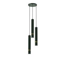 Rippvalgusti Milagro Joker, 3xGU10, 8W, roheline/kuldne