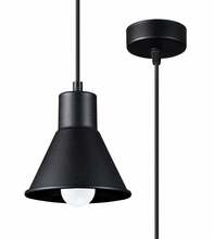 Rippvalgusti Sollux Taleja, 1xE27, 60 W, must