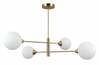 Rippvalgusti Italux Evora PND-55342-4-HB, 4xG9, 5W, 230V, messing