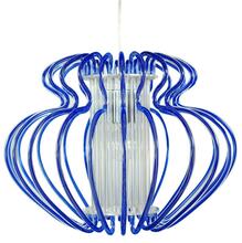 Rippvalgusti Candellux Imperia, 31-36561, E27, 1x60W, sinine, 520x420 mm