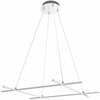 Rippvalgusti Candellux Andros, A0020-340, 40W, LED, 4000K, hõbedane
