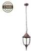 Rippvalgusti Domoletti EL-560HG, 100W, E27, IP44, must/punane, 21 x 100 cm