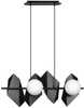 Rippvalgusti Emibig Drifton 4, 4xE14, 10W, 230V, must