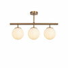 Ripplamp Opviq Atmaca, 10270, vintage, pronks, klaasist kupliga