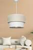 Ripplamp Opviq TM121, kreem/valge