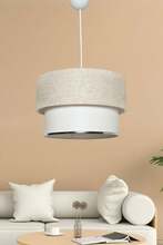 Ripplamp Opviq TM121, kreem/valge