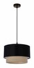 Rippvalgusti Candellux Lighting Sferia, 31-21670, 60 W, E27, must/beež