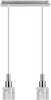 Rippvalgusti Candellux Rubic Zwis, 2x40 G9, kroom+kristall
