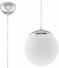 Rippvalgusti Sollux Ugo 20, SL.0263, 60 W, E27, valge/kroom