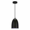 Rippvalgusti Candellux Icaro, 1x40W, E27, must, ø 14 cm