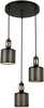 Rippvalgusti Italux PND-2439-3-BK, E27, must