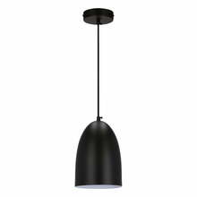 Rippvalgusti Candellux Icaro, 1x40W, E27, must, ø 14 cm