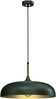Rippvalgusti Milagro Lincoln, 1xE27, 60W, d. 45 cm, roheline