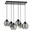 Rippvalgusti TK Lighting Cubus, 6xE27, 60W, must