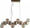 Rippvalgusti Italux Marbelio PND-6161-16 GO+CO, LED, suitsune