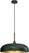 Rippvalgusti Milagro Lincoln, 1xE27, 60W, d. 45 cm, roheline