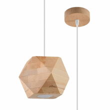 Rippvalgusti Sollux Woody SL.1011, 1xGU10, 40W, naturaalne puit