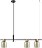 Ripplamp Italux Servio PND-66892-3-BK-AMB, E14, must