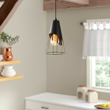 Rippvalgusti Opviq Sivani Tel, MR - 828, must, metallkorpus