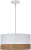 Rippvalgusti Candellux Bianco, 1xE27, 40 W, valge/pruun