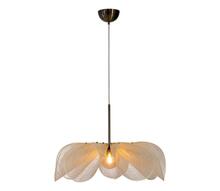 Rippvalgusti Markslojd Styrka 108661, 1x40W, E27, antiikmessing/naturaalne, beež/merevaigukollane