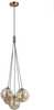 Ripplamp Italux Perlos PND-54456-5-HB-AMB, G9, messing