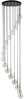 Rippvalgusti Tkkrywult TK Lighting Aurora 10182, 16x8W, G9, läbipaistev/kuldne