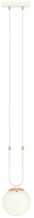 Rippvalgusti Emibig Glam 1, E14, valge/opal