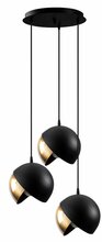 Rippvalgusti Opviq Berceste, 252-S2, 120 W, E27, must kuldne metallkorpus