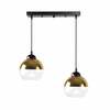Rippvalgusti Candellux Lighting Contessa, 2x40 W, E27, must, 32-21229