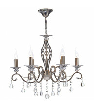 Rippvalgusti Maytoni Grace RC247-PL-06-R, 6xE14, 60W, kuldne