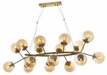 Rippvalgusti Opviq Av-4286-16Ey, 16 x 40 W, E14, pronks