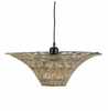 Rippvalgusti Bigbuy Home, 220-240 V, 47,5 x 47,5 x 20,5 cm, kuldne/hõbe