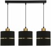 Rippvalgusti Candellux Assam 33-17451, 3xE27, 180 W, must, ø 15 cm