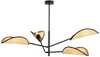 Rippvalgusti Emibig Vene 1160/4, 40 W, E14, must/rattan