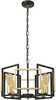 Ripplamp Italux Primero, E27, matt must/kuldne