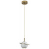 Ripplamp Maxlight Uranos P0413, kuldne/valge
