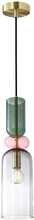 Rippvalgusti Italux Manso PND-37462D-MC-GD, 1x40W, E14, mitmevärviline/kuldne