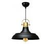 Rippvalgusti Opviq AYD-3631, 1xE27, 40W, must/kuldne, ø 25 cm