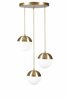 Rippvalgusti Opviq Chandelier Kure 8710-3, E27