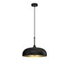 Rippvalgusti Milagro Lincoln, 1xE27, 60W, d. 35 cm, must/kuldne