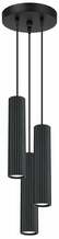 Ripplamp Sollux Karbon SL.1576, 3xGU10, 30W, 230V, must