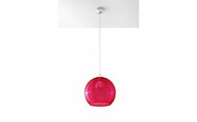 Rippvalgusti Sollux Ball, 60W, E27, punane