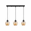 Rippvalgusti Candellux 33-00606, must, 14x70 cm, klaaskupliga