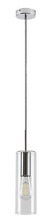 Ripplamp Rabalux Esta 72048, 1xE27, 40W, läbipaistev/kroom